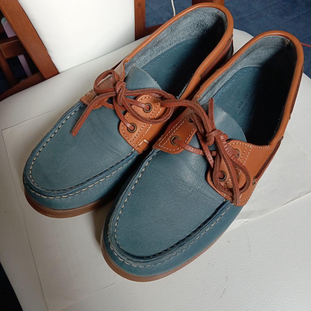 美品★着用2回パラブーツParabootバース モカシンデッキシューズ 青/茶 楽天市場】パラブーツ PARABOOT バース BARTH MARINE デッキシューズ