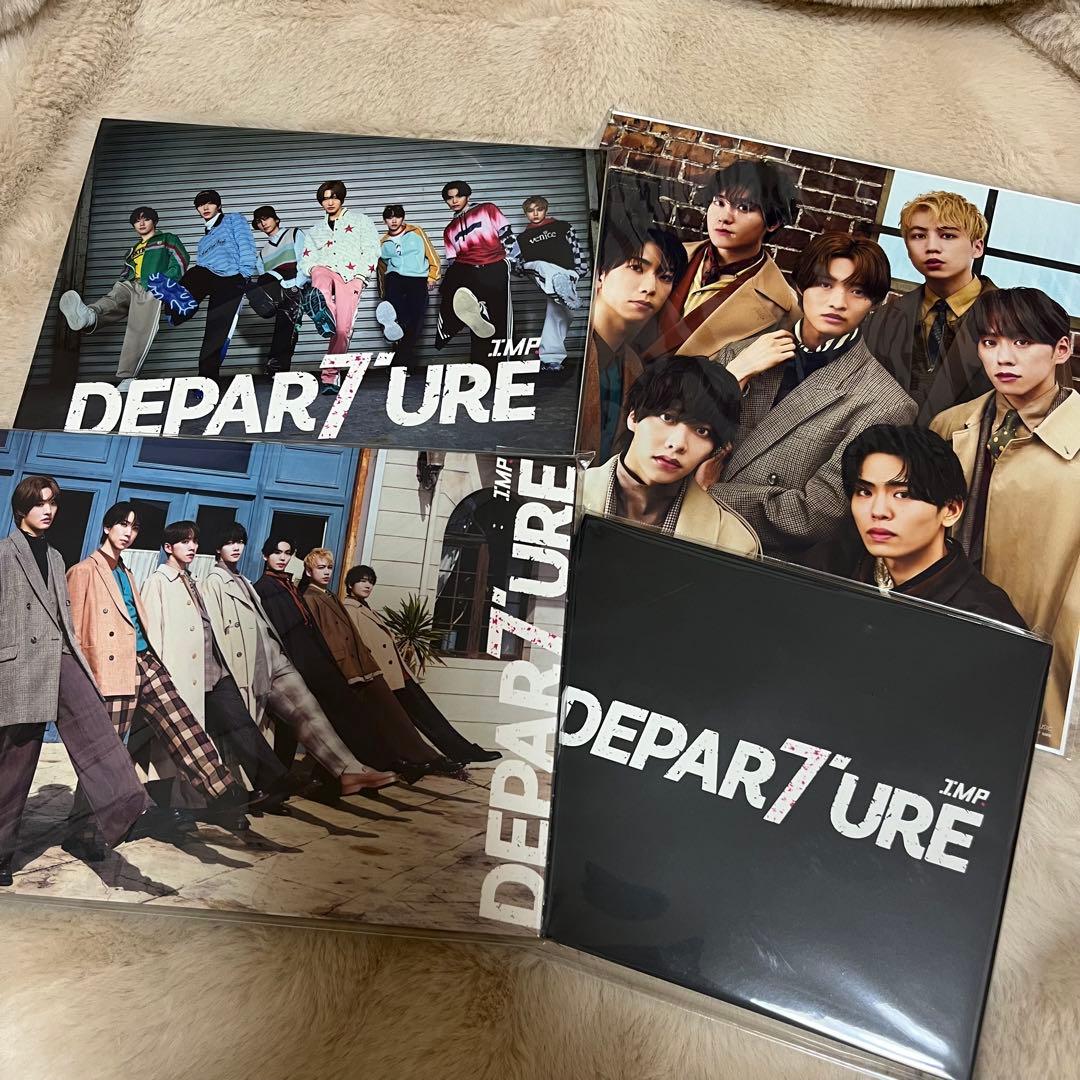 IMP. DEPARTURE 3形態セット 【特典付き】 3形態まとめ買い特典付》「DEPARTURE」初回生産限定盤A・初回生産限定
