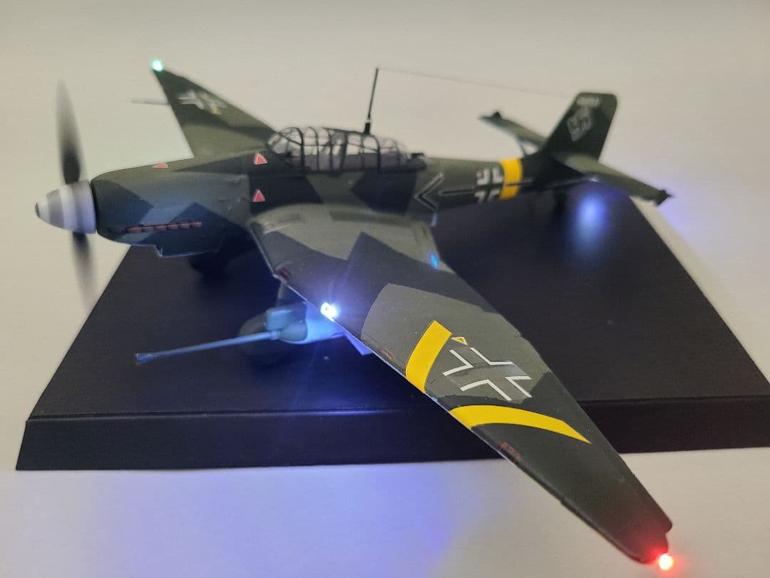 ユンカース スツーカ ju87 タンクバスター リアルモーターライズ完成品 ハセガワ、プラモデル「ユンカース Ju87G-2 スツーカ “タンク バスター