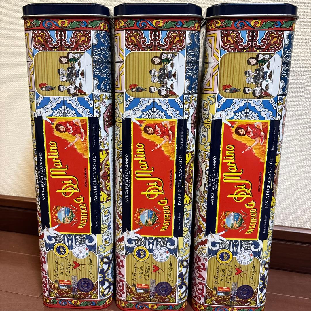 ドルチェ＆ガッバーナとディ・マルティーノ コラボスパゲティ 空き缶 3