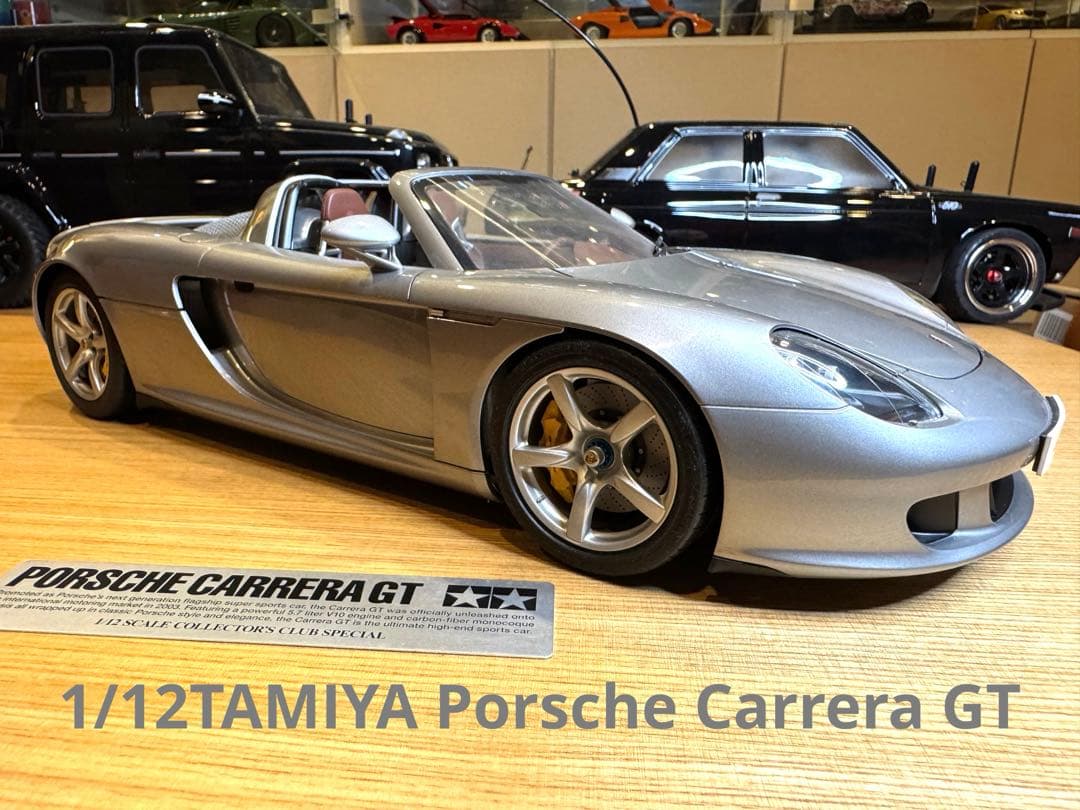 ミニカー 1/12 TAMIYA Porsche Carrera GT Tamiya presents the Premium Semi-Assembled Porsche Carrera GT