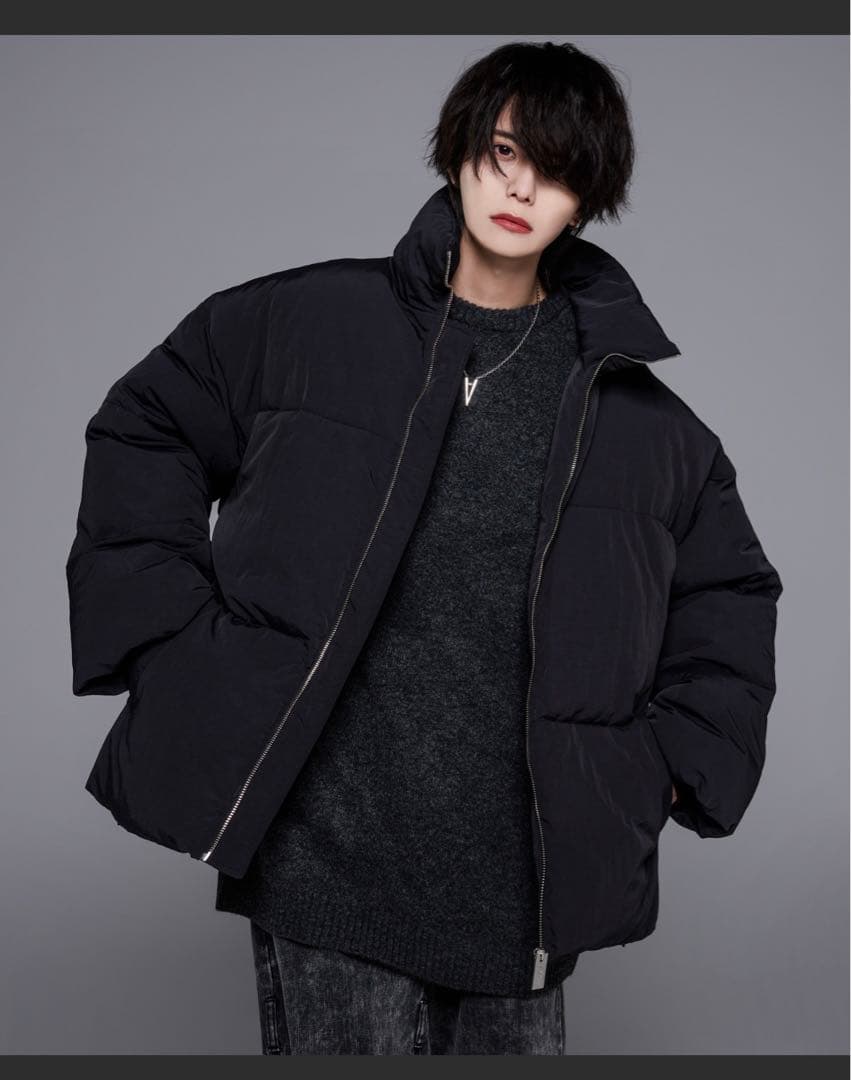 美品】ADRER ダウンジャケット 中綿ジャケット ブラック 黒 Sサイズ