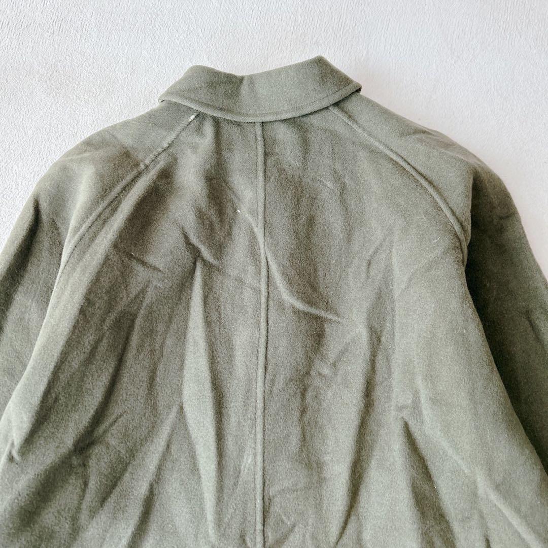 稀少✨Burberrys ピーコート カシミア混 ダブルフェイス カーキ S相当