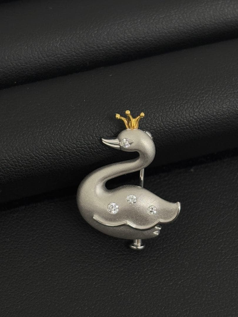 TASAKI K18WG白鳥モチーフダイヤモンドブローチ 楽天市場】タサキ 白鳥 スワン モチーフ ブローチ K18WG ホワイト