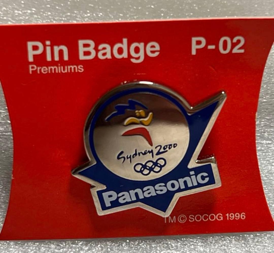 ピンバッジ Panasonic シドニー オリンピック2000年 2個セット - メルカリ