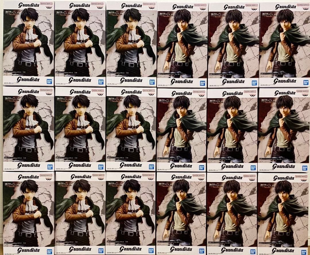 進撃の巨人 Grandista 18体セット まとめ売り B98328374 割引