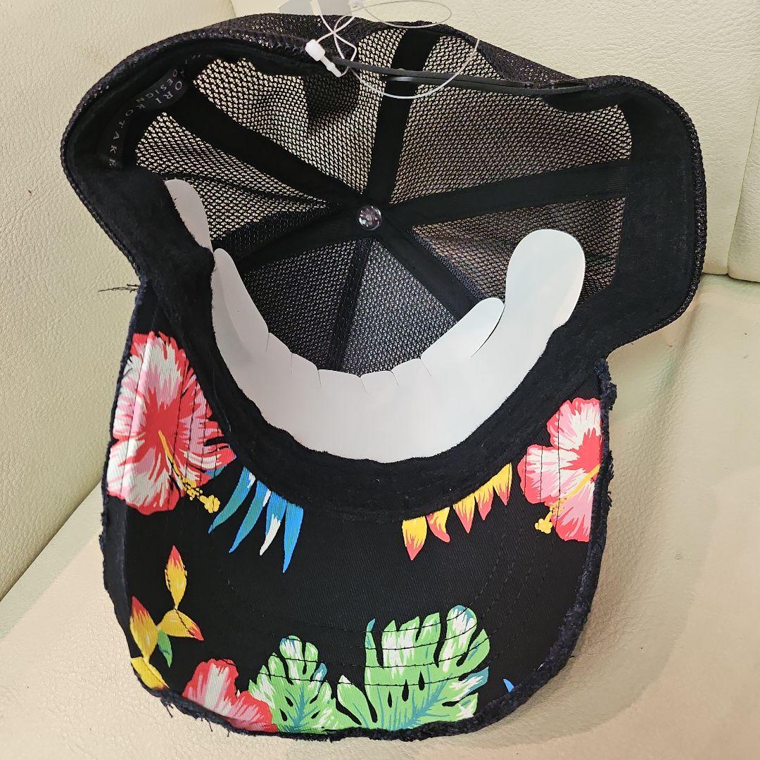 YOSHINORI KOTAKE フラワープリントキャップ