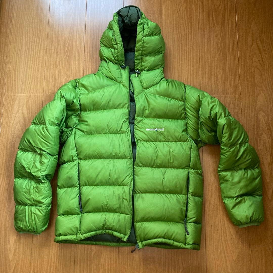 モンベル mont-bell ライトアルパイン ダウンパーカ M グリーン - メルカリ