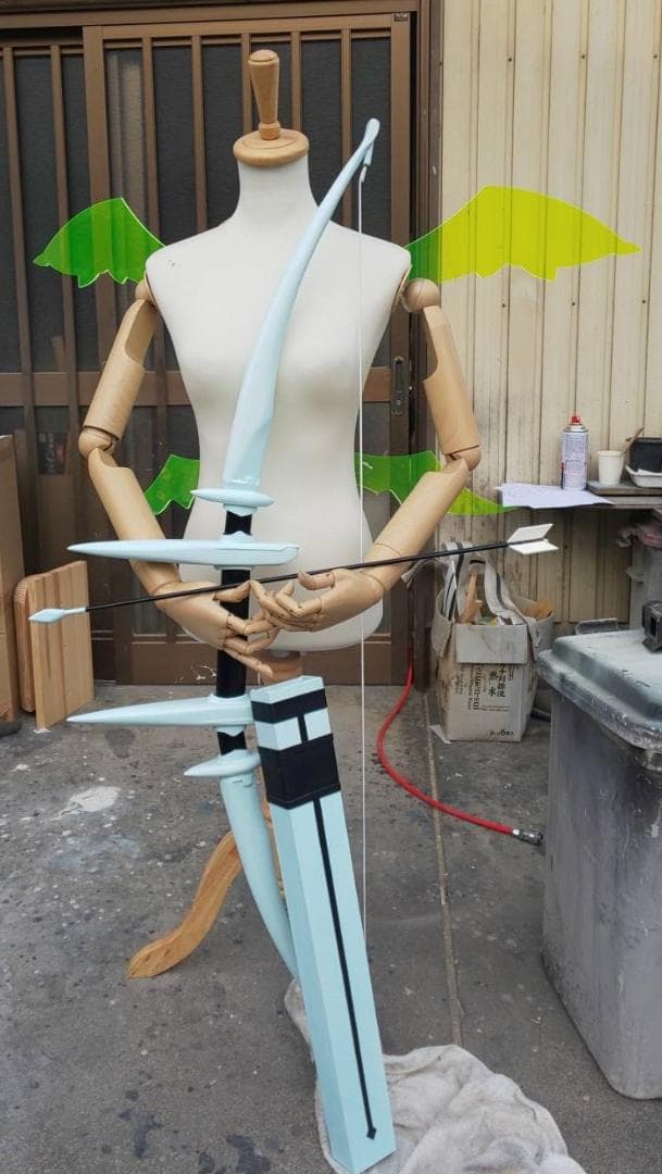 シノン　弓　羽　矢　矢筒　セット　ハンドメイト  SAO　ALO　コスプレ Amazon.co.jp: コスプレ 道具 に適合する シノン 朝田詩乃 弓 ソード