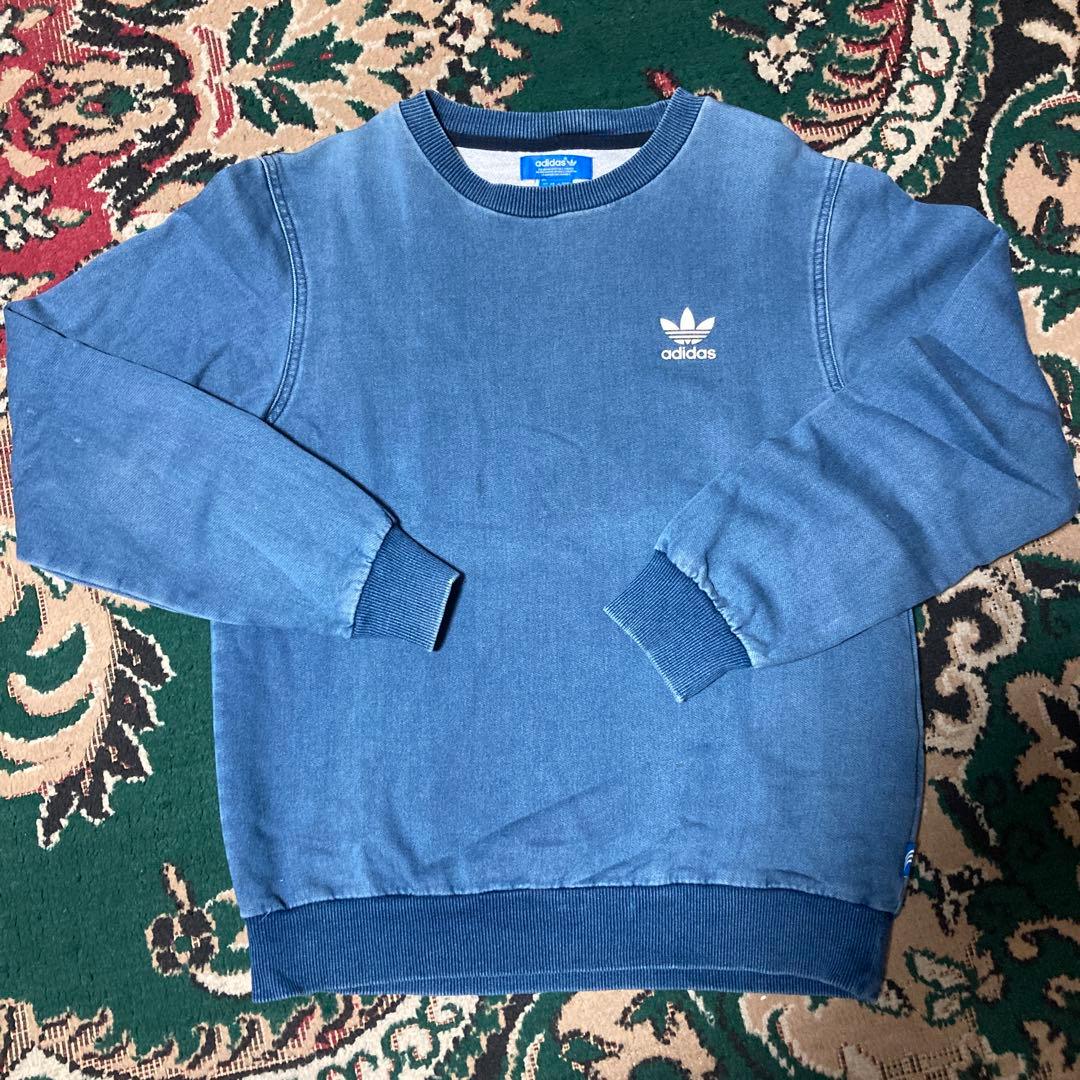 アディダスオリジナルスadidasデニムスウェットトレーナー - メルカリ