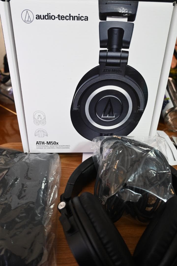 audio-technica ATH-M50x 有線ヘッドホン オーディオテクニカ（audio-technica） ATH-M50X ヘッドホン 有線 有線