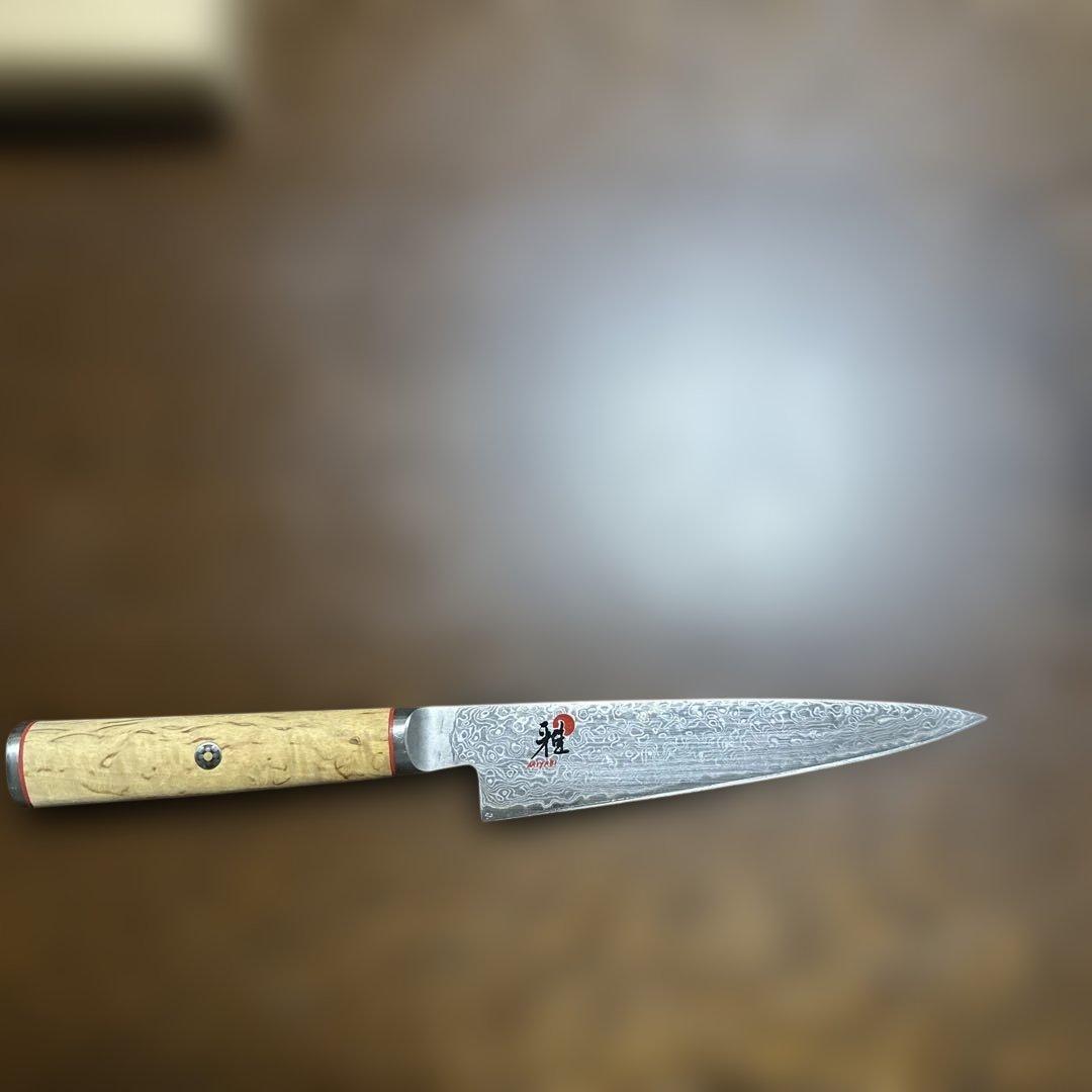 雅、みやび. 人気のダマスカス絞りのツヴァイリング、小刀