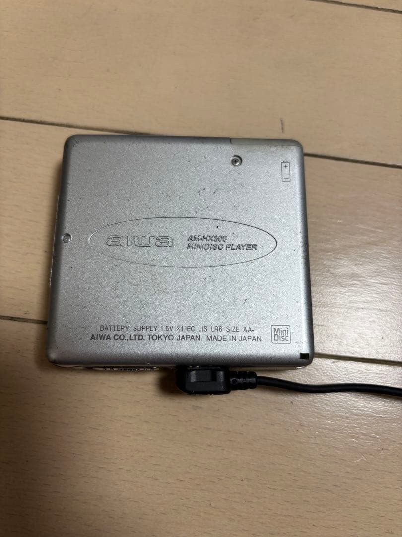 aiwa AI-MD1000 ポータブルMDプレーヤー ヒョウ柄