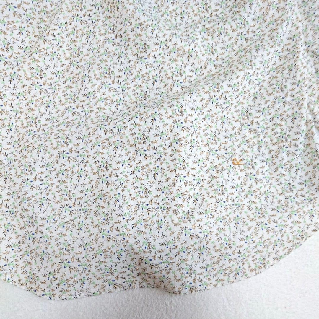 未使用品 45R ツタフラワープリントのフリルブラウス 45rpm - メルカリ