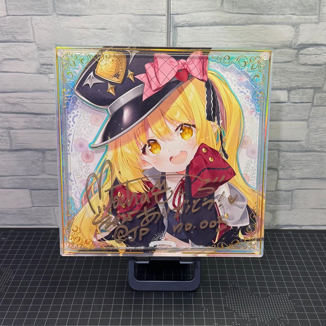 丹花イブキ 受注生産 風林火山 直筆サイン アクリル複製画 ブルー