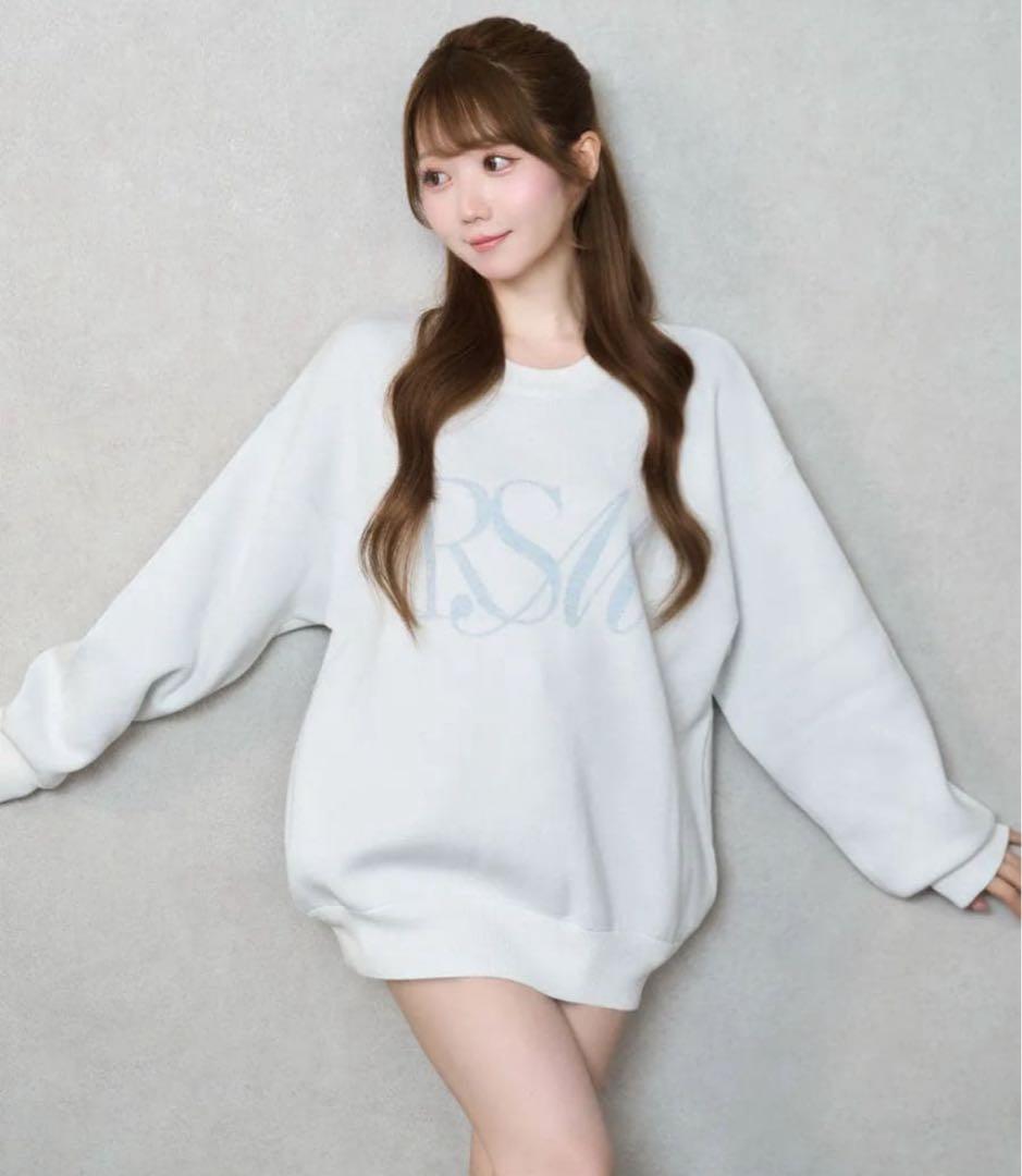 ロゼミューズ Over sized logo jaquard knit Over sized logo jaquard knit – BUNNY APARTMENT