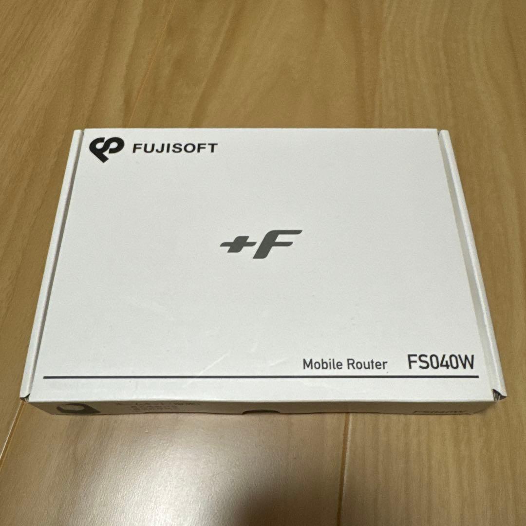 ルーター・ネットワーク機器 FUJISOFT MOBILE ROUTER FS040W モバイルルーター +F FS040W | 富士ソフト株式会社