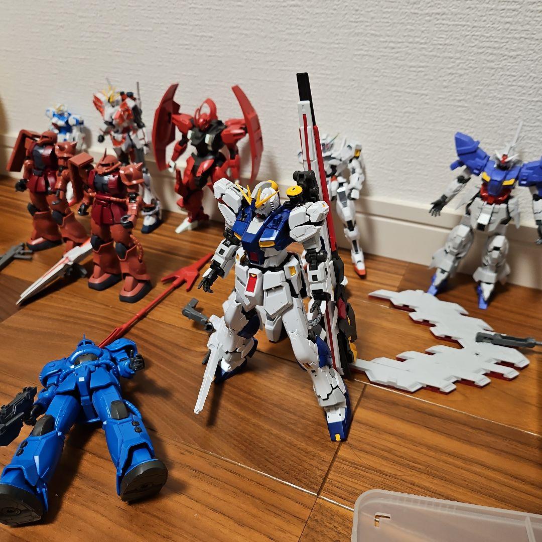 r*止様 HG ガンプラ7体 RG ガンプラ1体 まとめ売り ジャンク パーツ取
