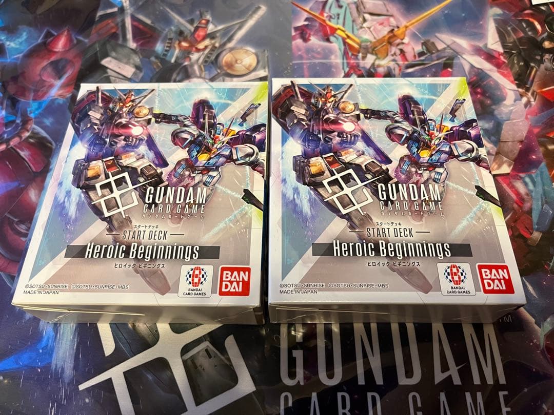 ガンダムカードゲーム ヒロイック ビギニングス スタートデッキ スタデ