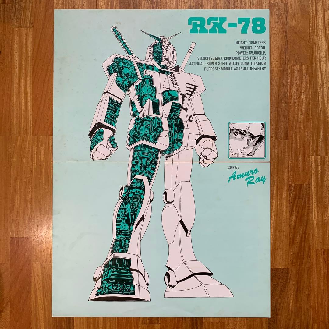 激レア‼️未使用品‼️】 機動戦士ガンダム 販促ポスター ペプシ 全4種