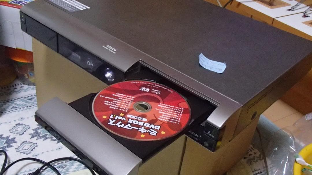 シャープⅮⅤ‐AC82、HDD、DVDレコーダー 、動作保証品、HDD使用２時間 中古 保証付 送料無料】SHARP AQUOS DV-AC82 【中古 保証付 送料無料