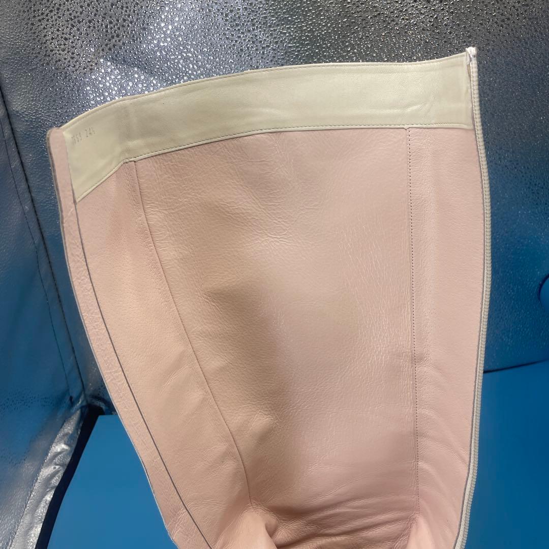 Rebecca Taylor レベッカテイラー ロングブーツ　白　24.5cm