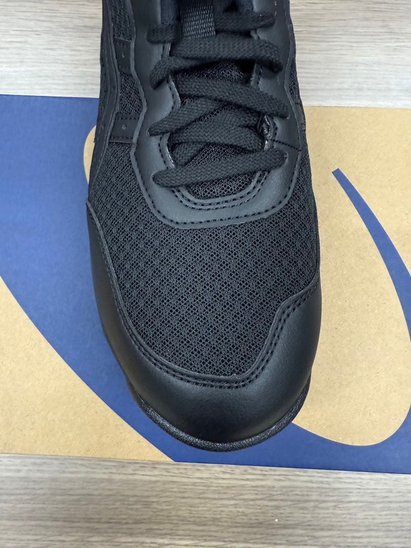 アシックス ウィンジョブ CP221　26.0cm、ブラック×ブラック　未使用品