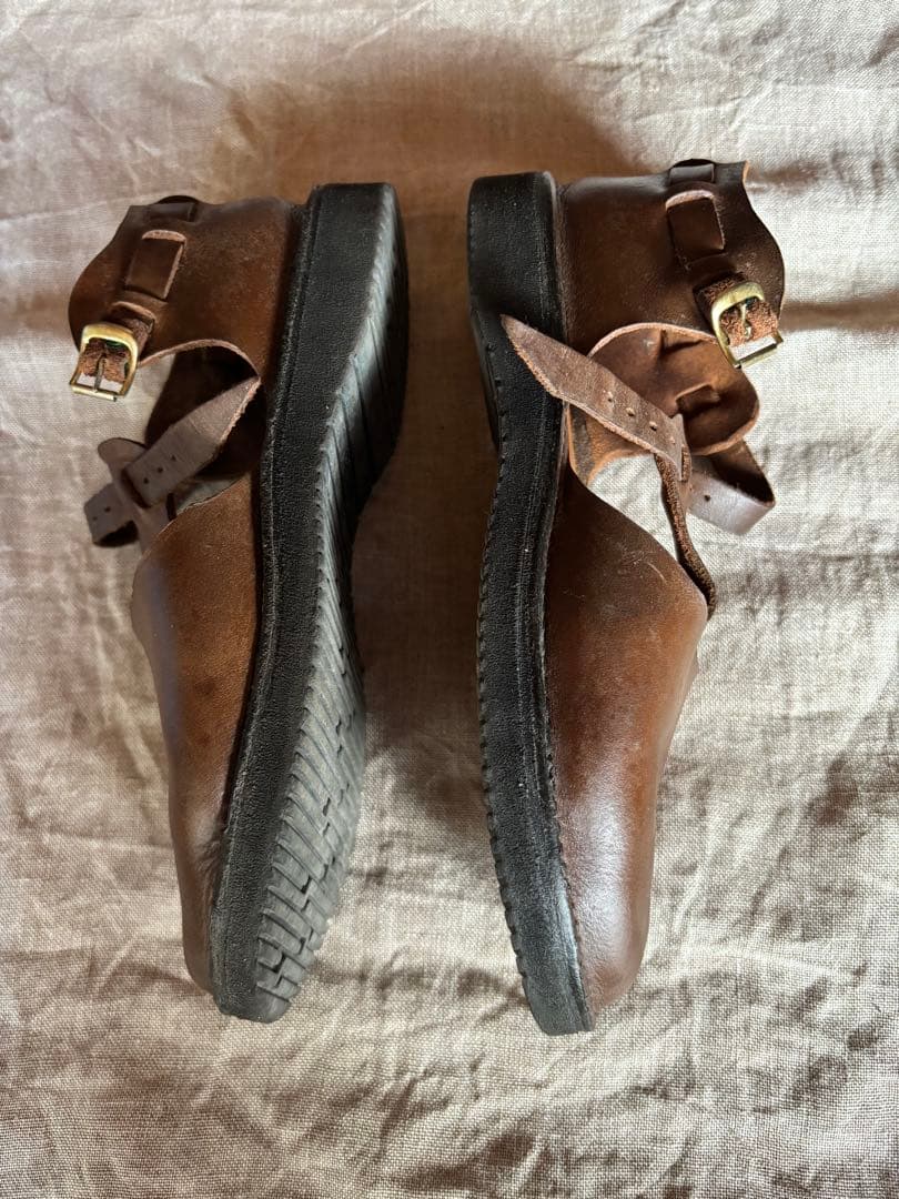 オーロラシューズ ウエストインディアン 8C 25㎝ カーキ - メルカリ