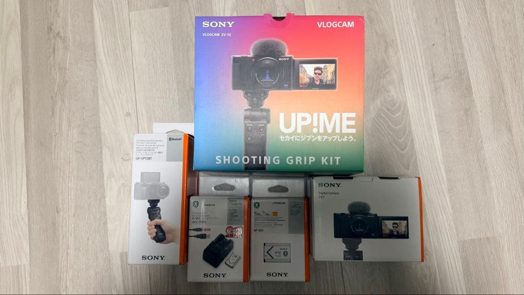 u ：SONY VLOGCAM ZV-1 シューティンググリップキット Sony ZV1M2G ブラック SONY ZV-1M2G B VLOGCAM ZV-1 II シューティング