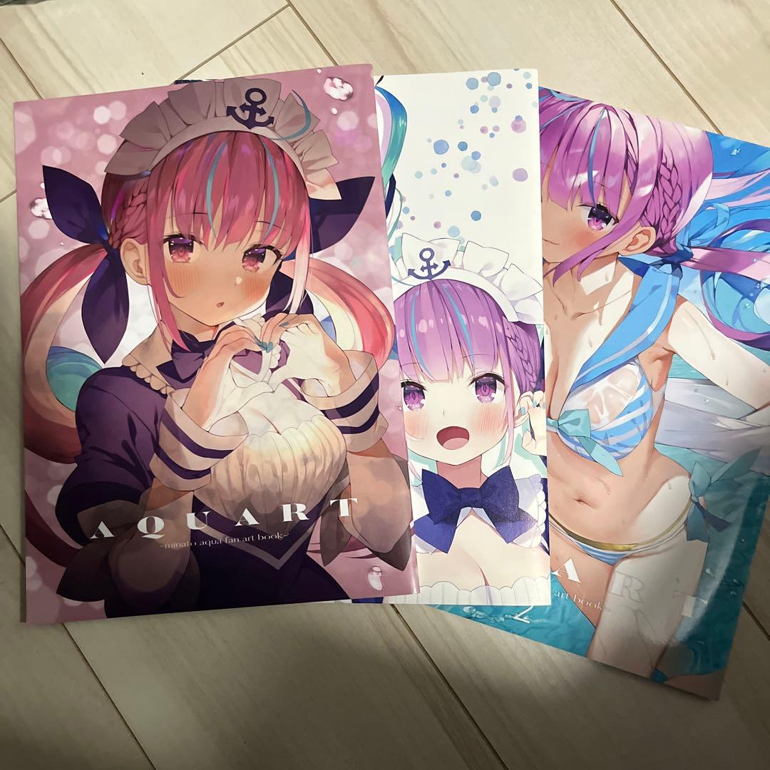 湊あくあ】AQUART1.2、るしあくあセット(クリアファイル付き - メルカリ