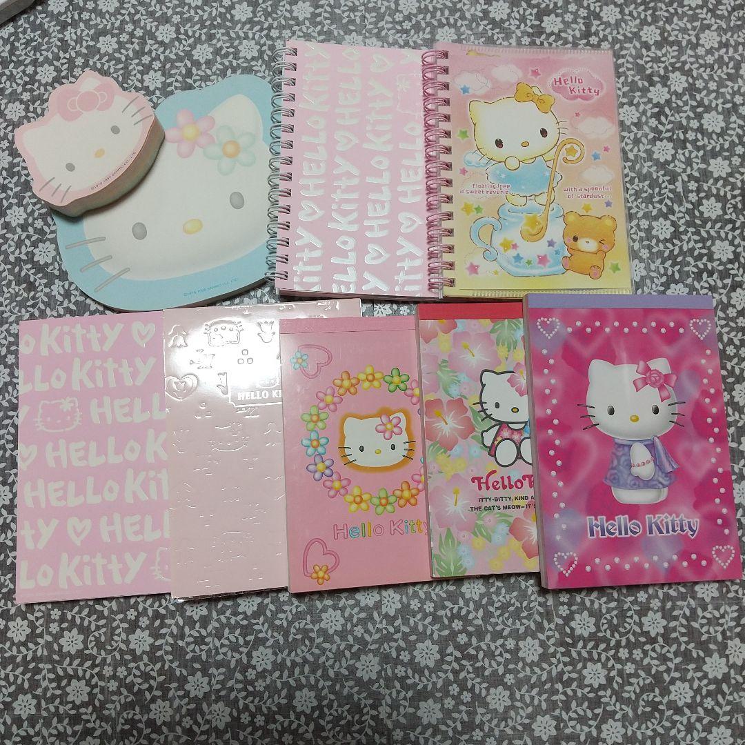 ハローキティ メモ帳 9冊セット ありがとうハローキティ新幹線 メモ帳 Bouquet: 鉄道グッズ│DISCOVER