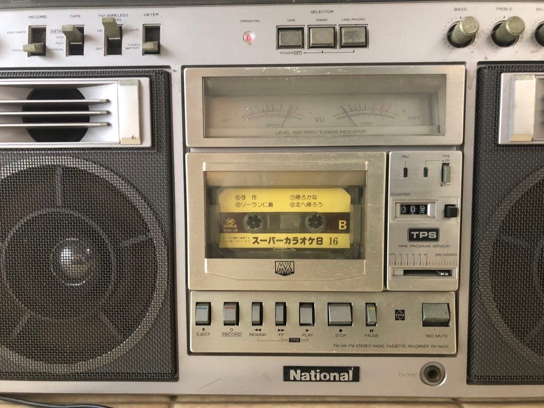 National RX-5600 ラジカセ(G37) - メルカリ