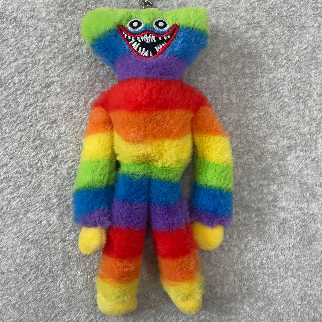 ハギーワギー 虹色 カラフル キーホルダー ぬいぐるみ - メルカリ