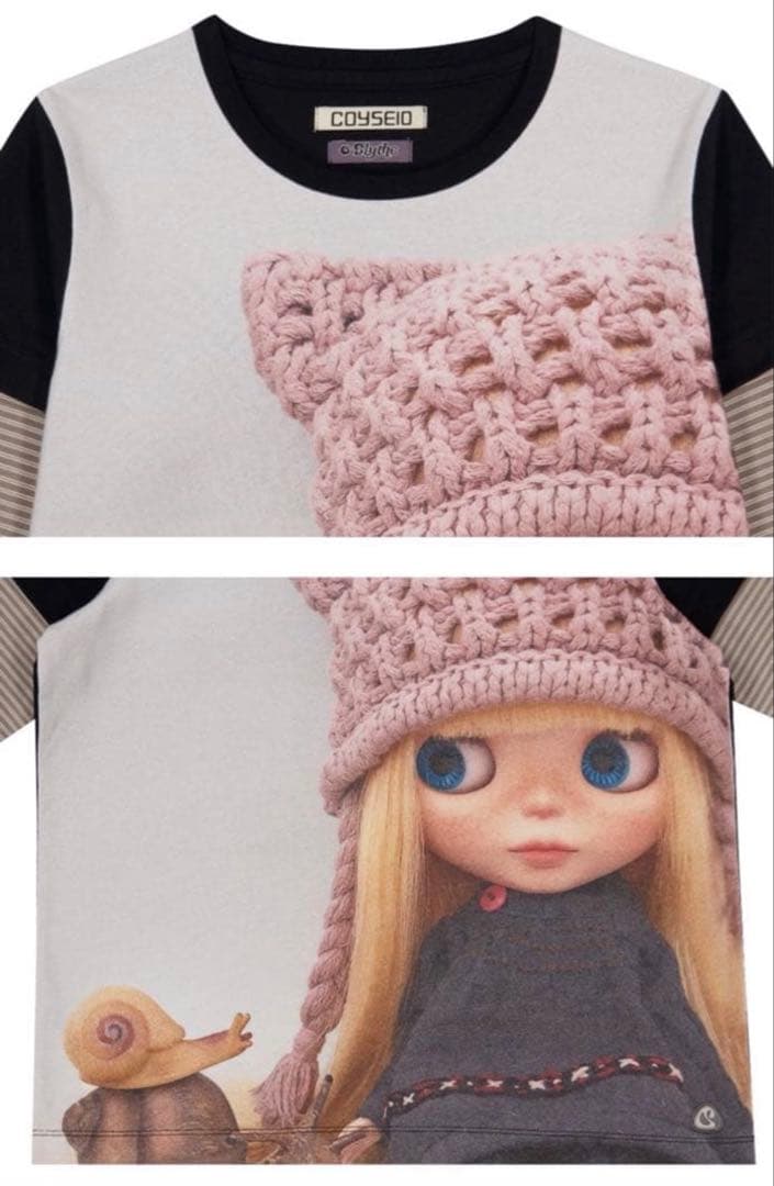 COYSEIO X BLYTHE / STRIPE DOUBLE LONG トップス