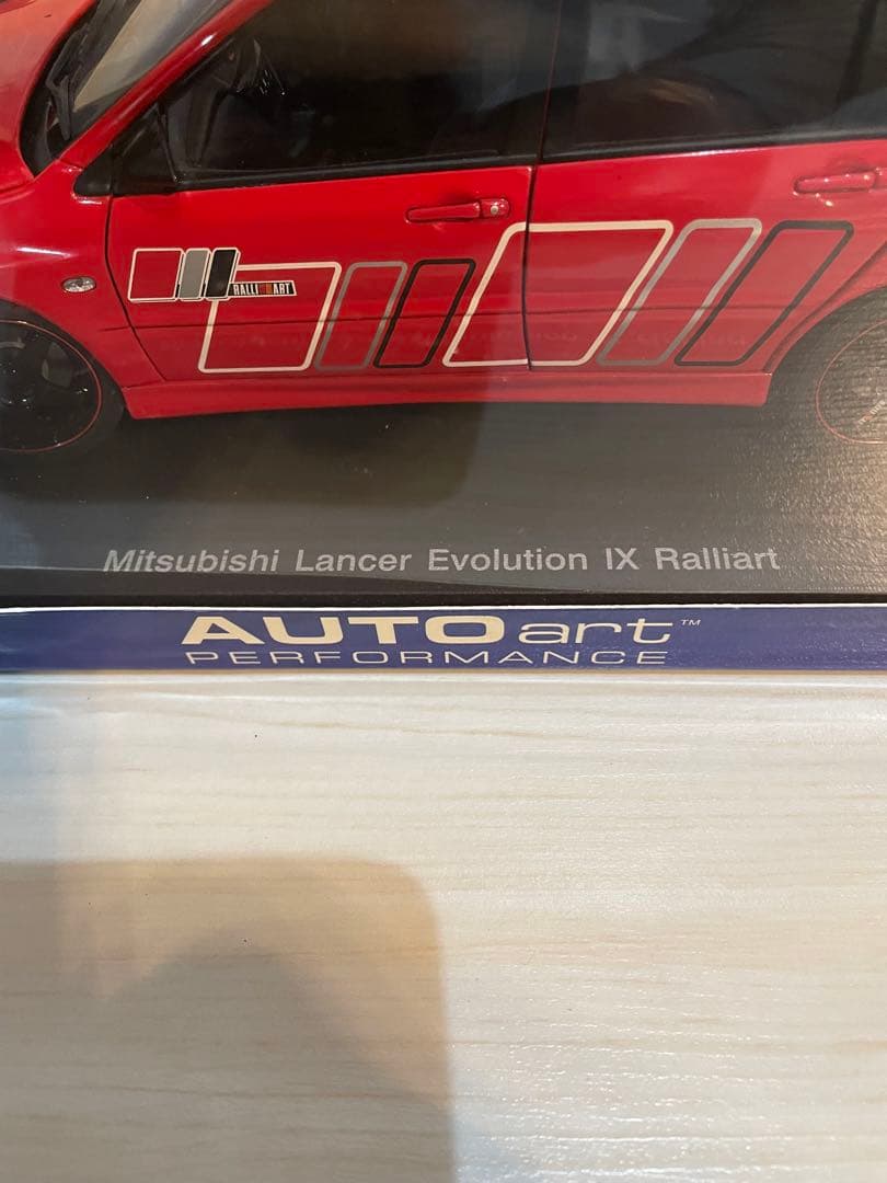 希少】オートアート 1/18 三菱 ランサーエボリューション Ⅸ ラリー