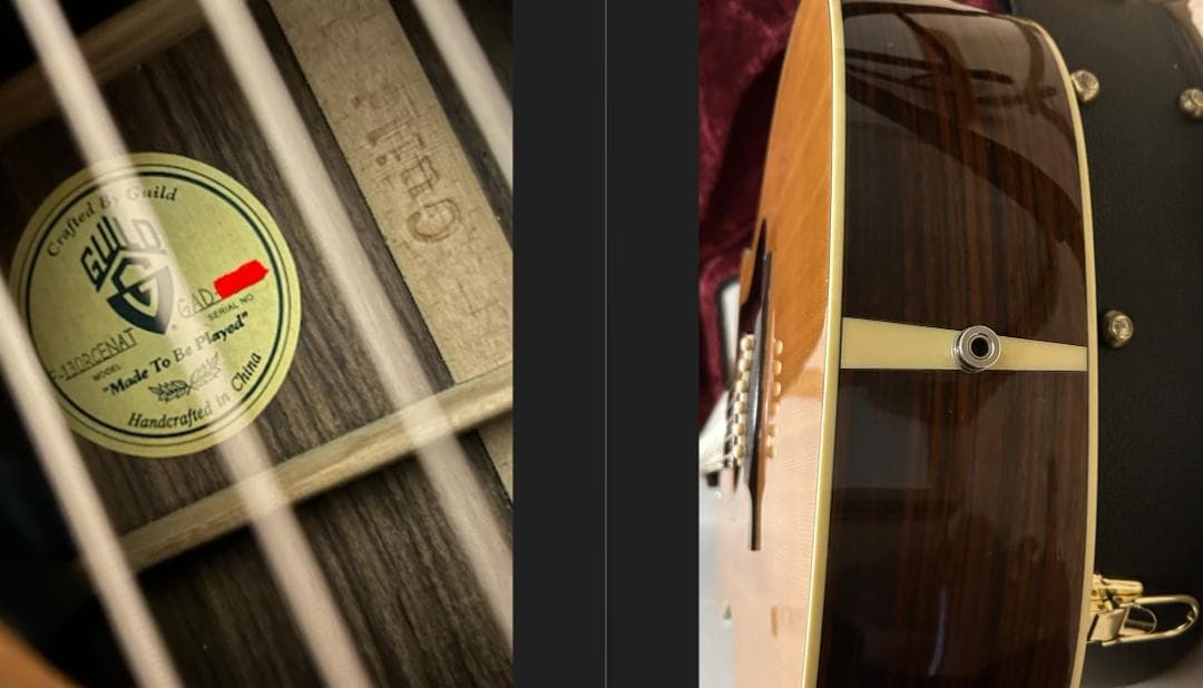 希少 GUILD ギルド F-130RCE オール単板 fishman エレアコ - メルカリ