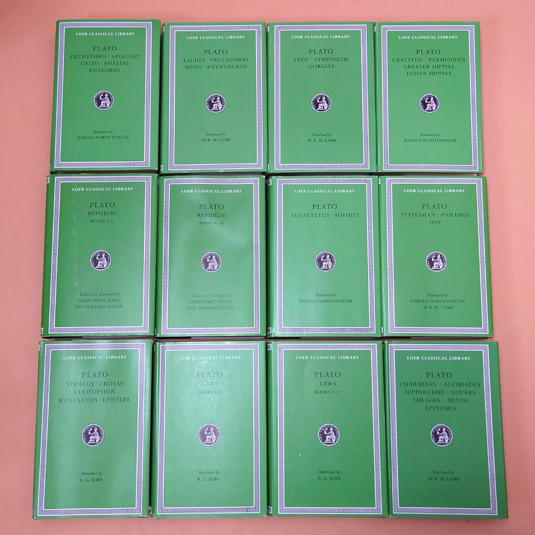 ロ*ー様 【良品】 洋書 ローブ・クラシカルライブラリー プラトン 全12巻 ま ロ*ー様 【良品】 洋書 ローブ・クラシカルライブラリー プラトン 全12