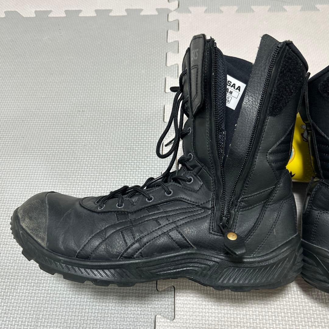 アシックス 安全靴 ブーツ ウィンジョブCP405ブラック 26.5cm