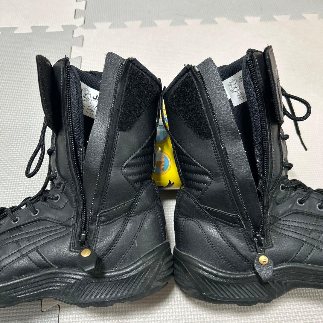 アシックス 安全靴 ブーツ ウィンジョブCP405ブラック 26.5cm