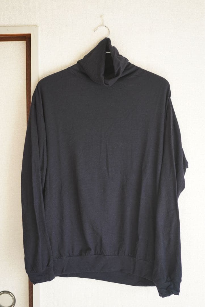 COMOLI ウール天竺 長袖タートルネック size3 COMOLI (コモリ) ウール天竺 長袖タートルネック