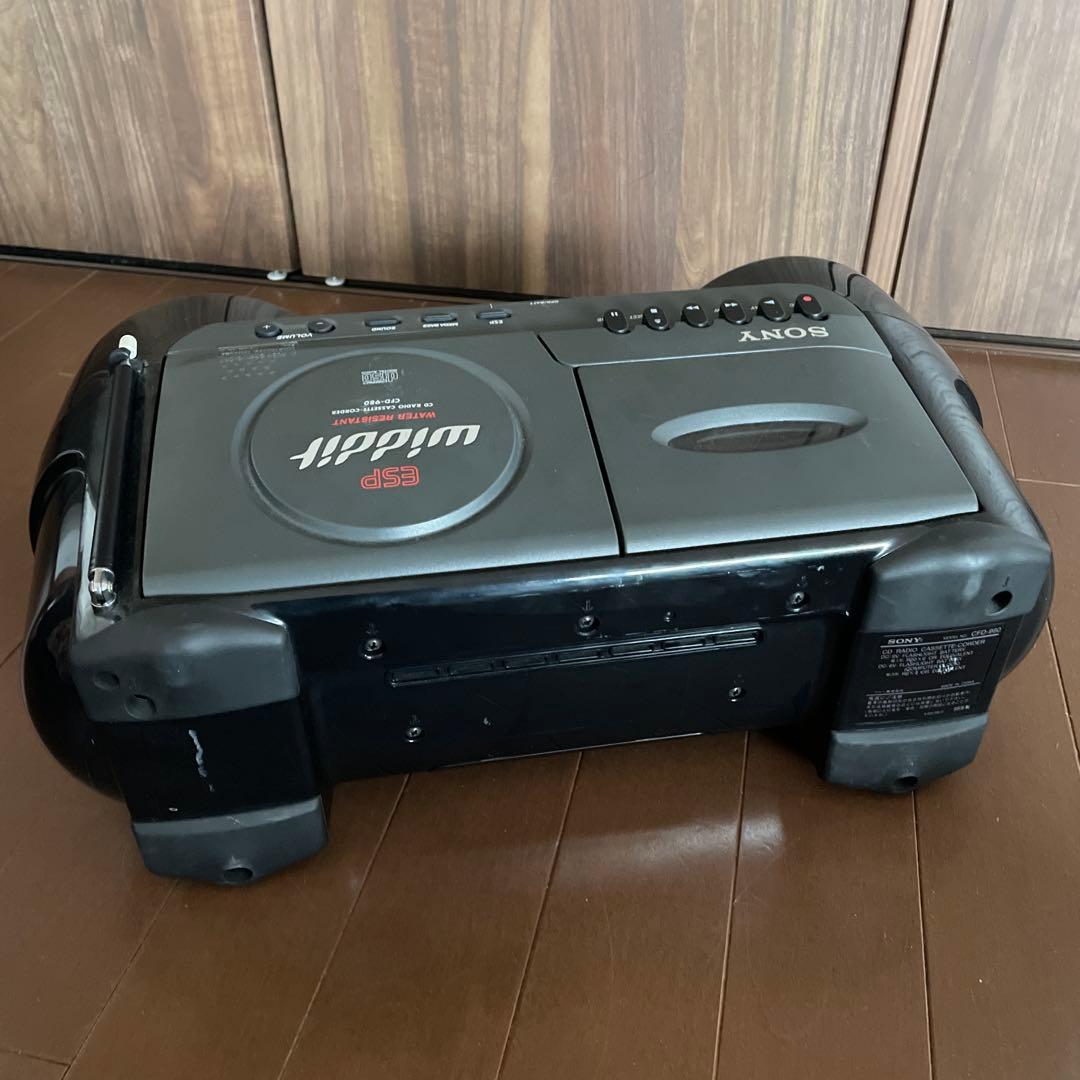 レア】稼働品 SONY WIDDIT CFD-980 ポータブル CDカセット - メルカリ