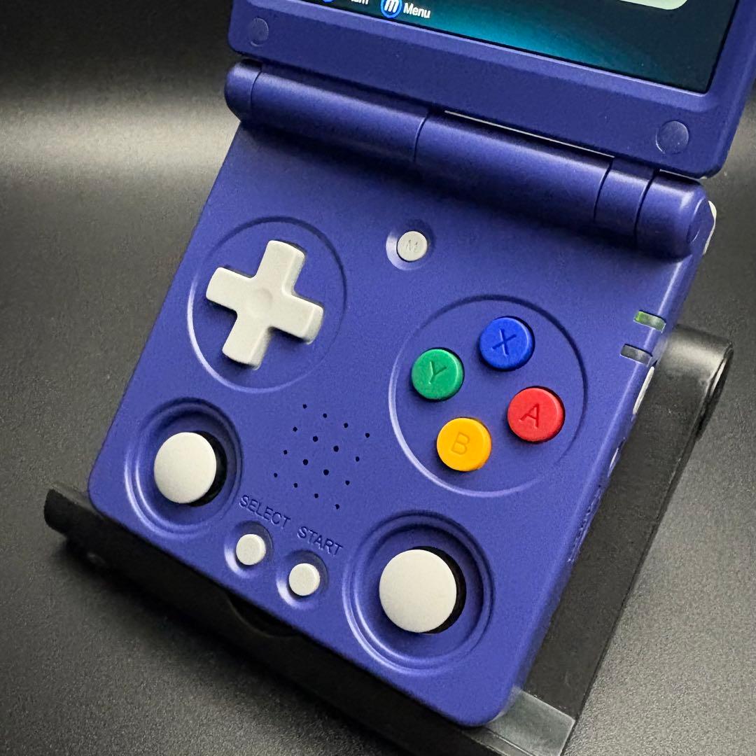 新品 Anbernic RG34XXSP 高性能携帯機 インディゴ 64GB - メルカリ