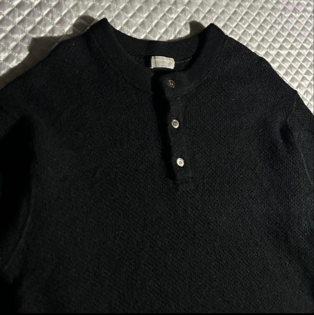 田中期 90s コムデギャルソンオム ニット 黒 - メルカリ