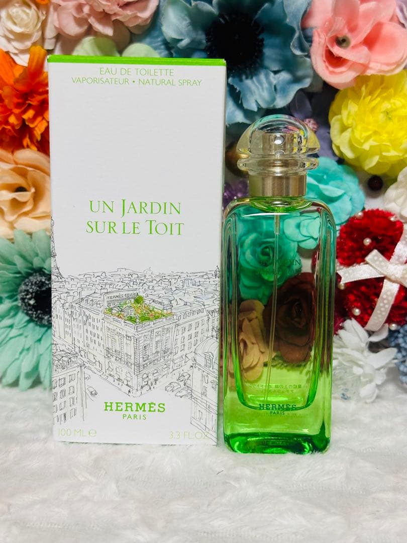 香水(女性用) HERMES UN JARDIN SUR LE TOIT Amazon.com : HERMÉS Un Jardin Sur Le Toit for Unisex Eau de