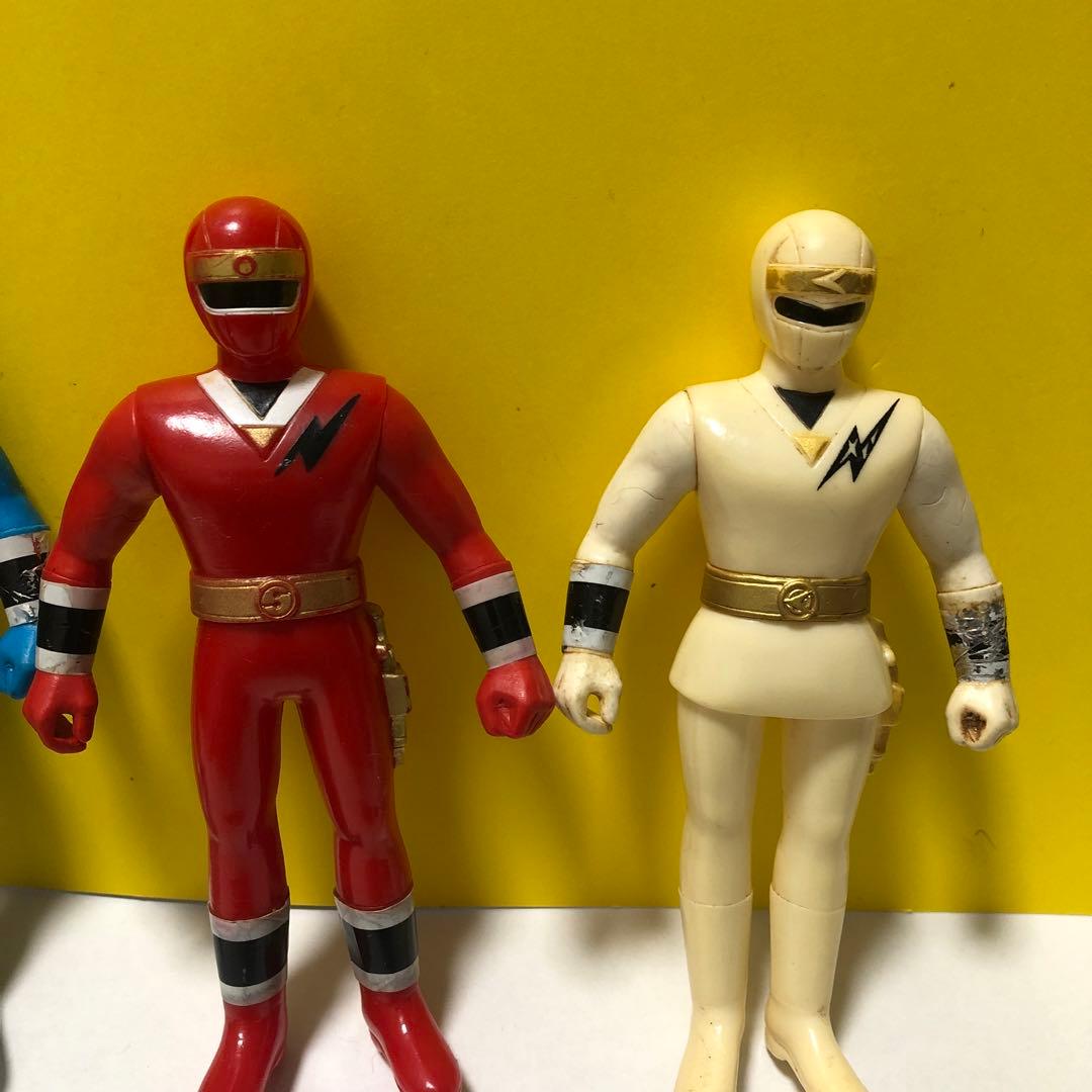 戦隊シリーズ 忍者戦隊カクレンジャー ソフビ バンダイ 日本製 4体