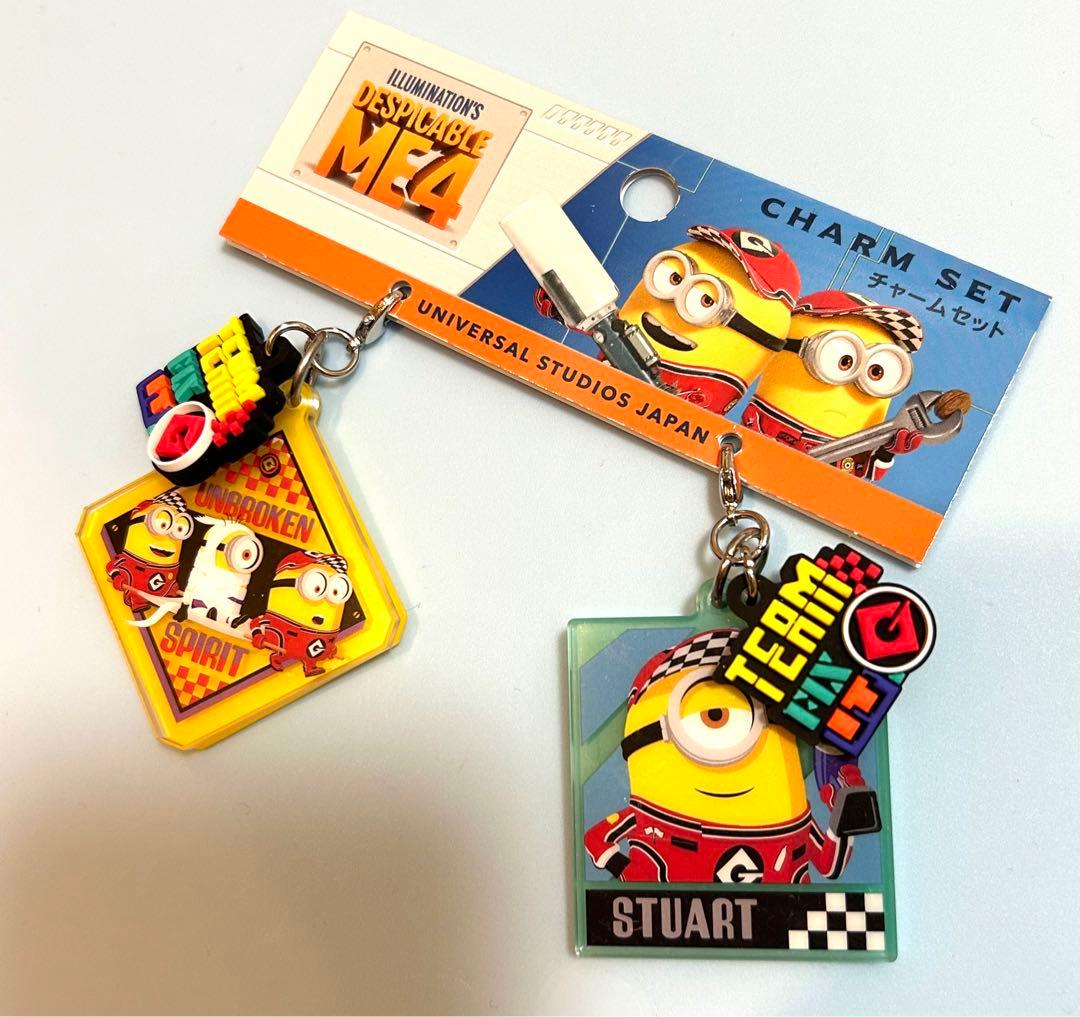 USJ限定☆ 怪盗グルーのミニオン超変身のチャームセット⭐︎新品
