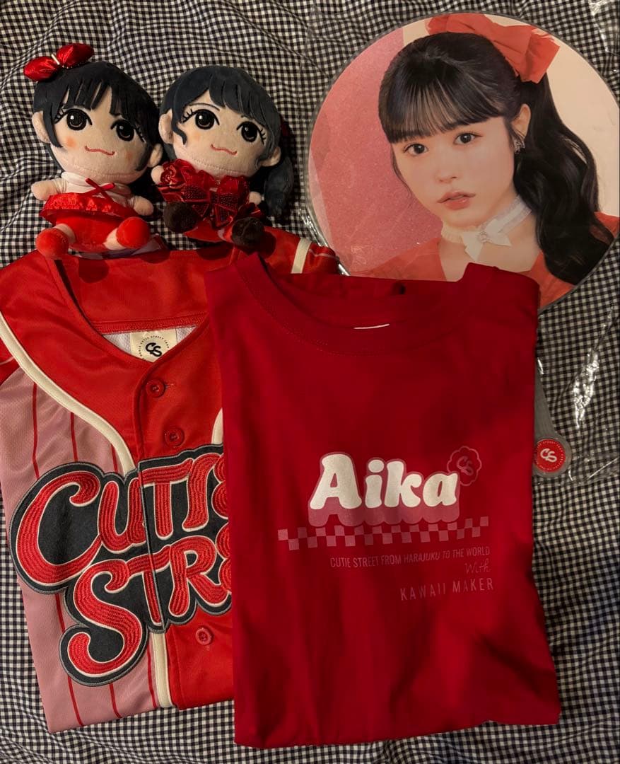 おまけ付き］cutie street 佐野愛花 推しアピユニフォーム Tシャツ