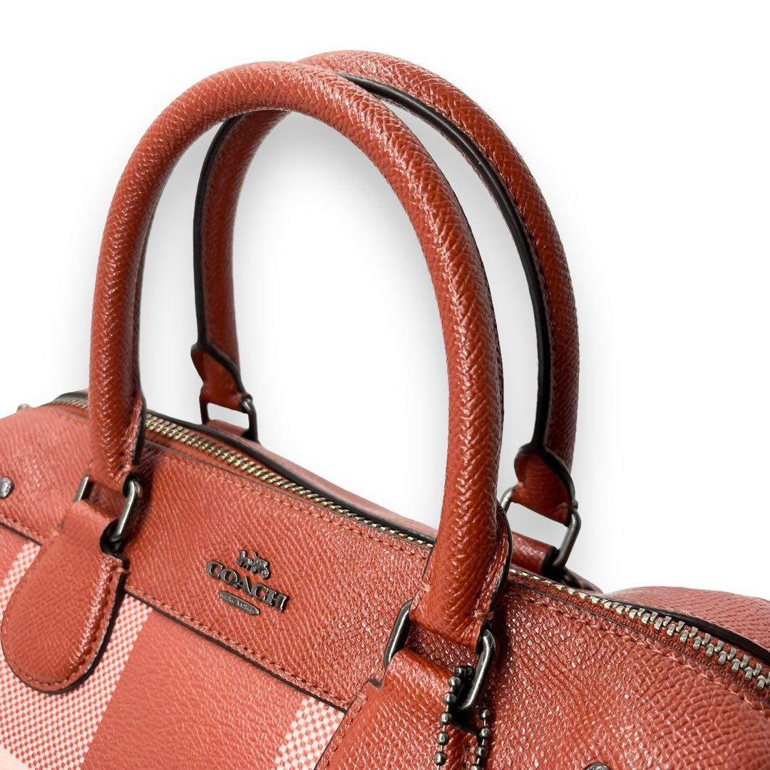 未使用級】コーチ 2WAYバッグ ショルダー チェック柄 F26146 - メルカリ