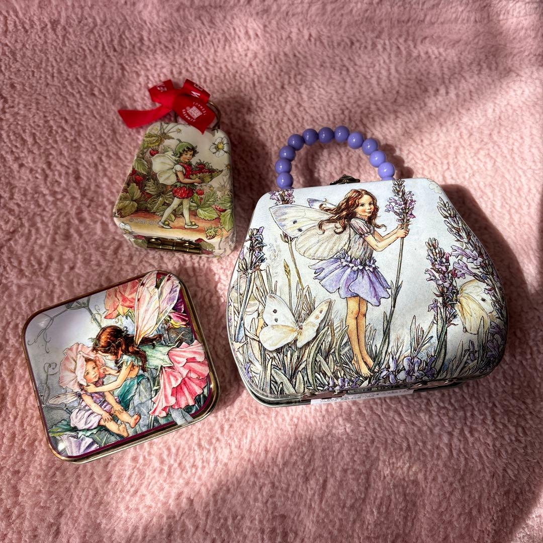 フラワーフェアリーズ シシリーメアリーバーカー 紅茶缶 3点セット