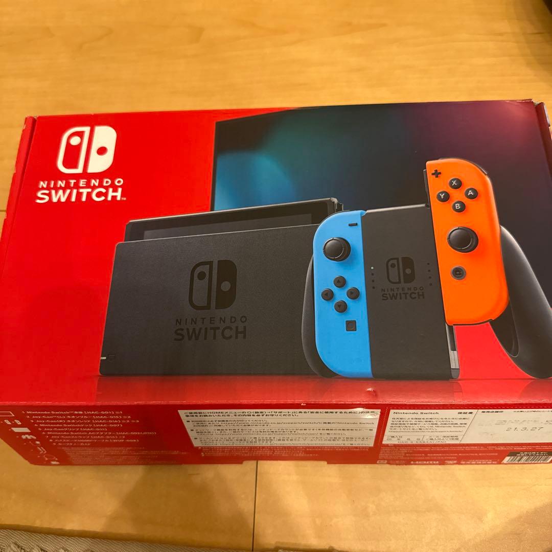 Nintendo Switch 本体 赤 青 - メルカリ